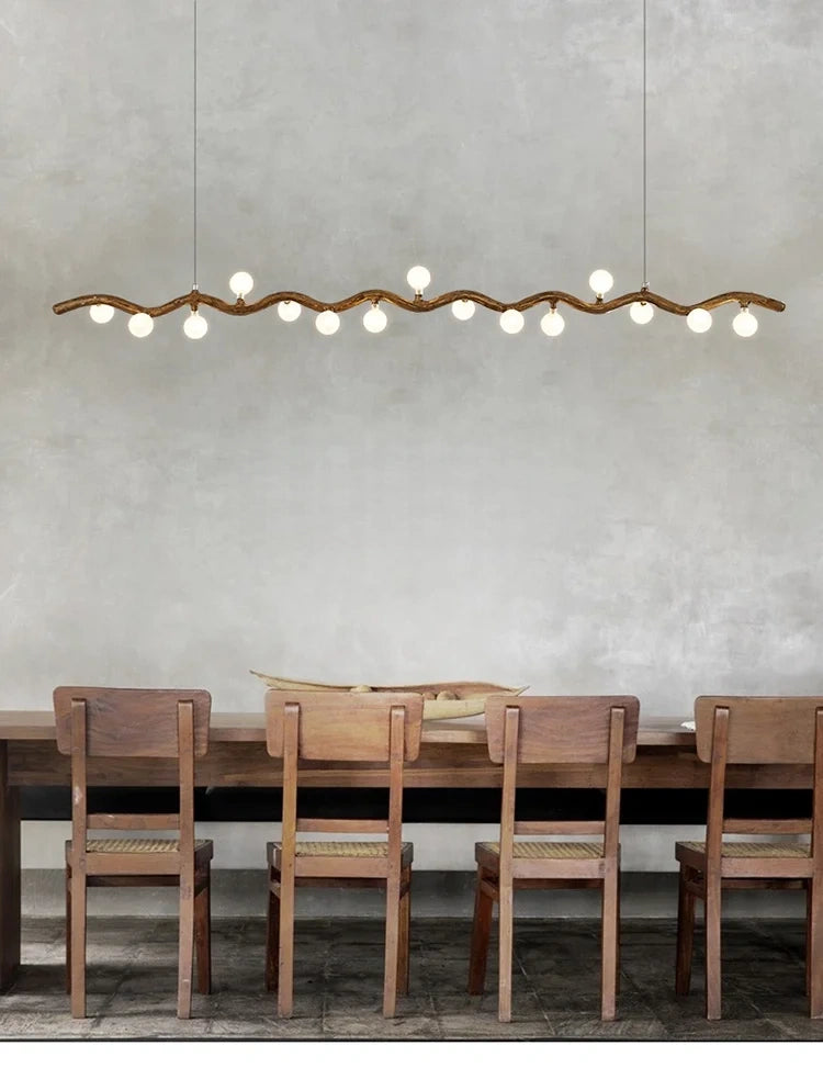 Sylvia Rustic Tree Branch Chandelier, Dimmable