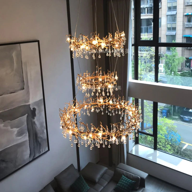 Sylvia Branch Crystal Chandelier