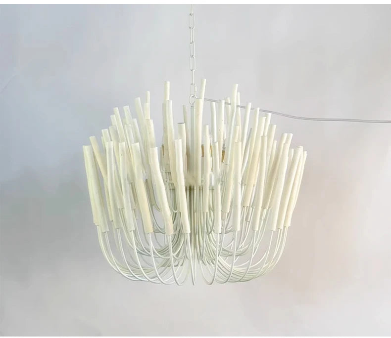Agave Abstract Wood Chandelier