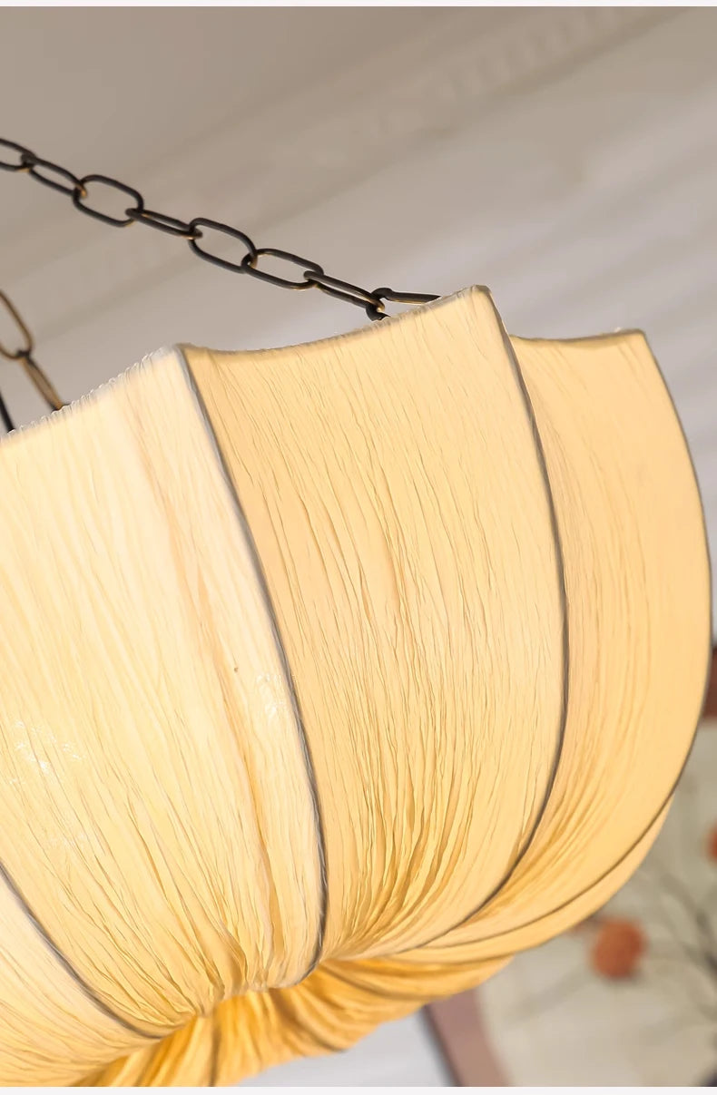 Aurelie Pleated Fabric Pendant Light