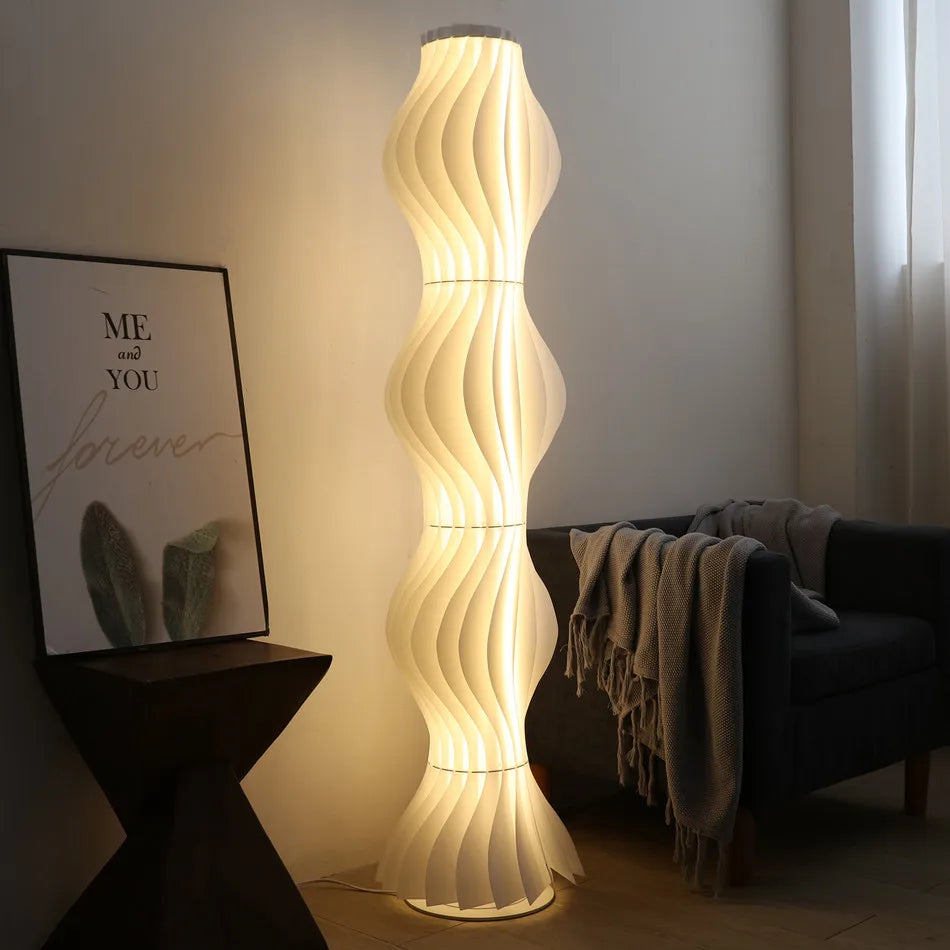 Nordic Modern Cream Acrylic Floor Lamp