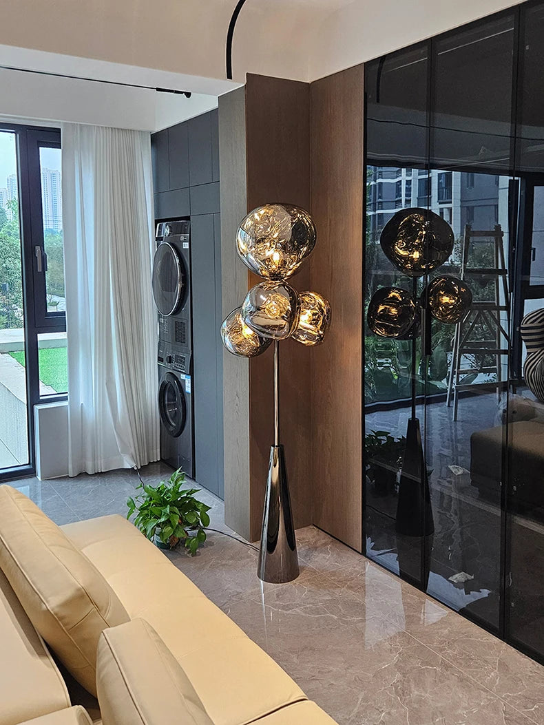 Tambora Lava Floor Lamp, Bulb Version
