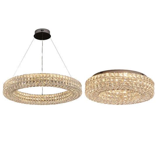 Cassia Ring Crystal Chandelier