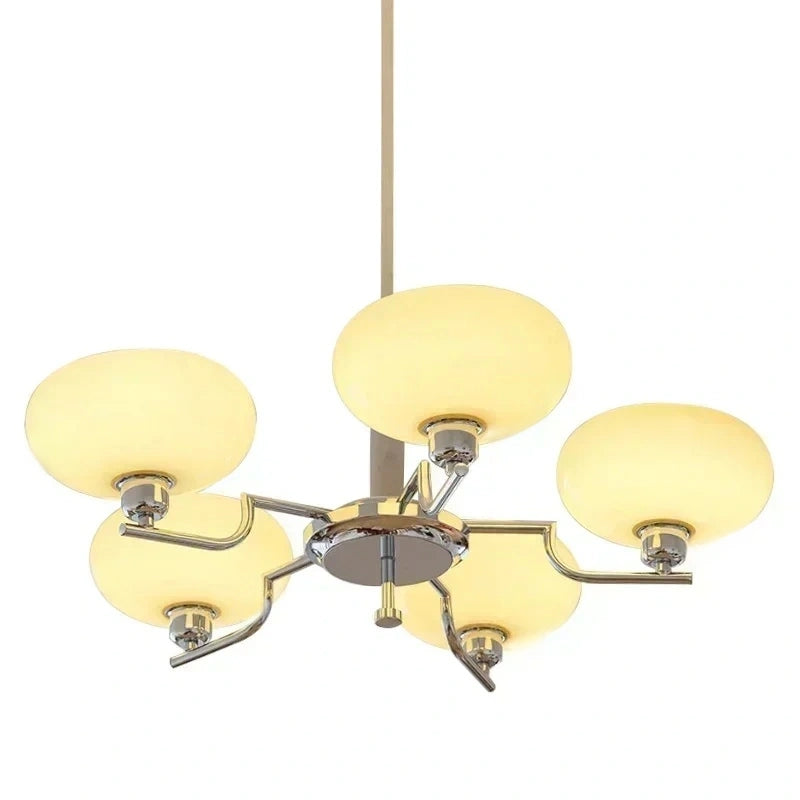 Oria Bauhaus Glass Chandelier & Wall Sconce