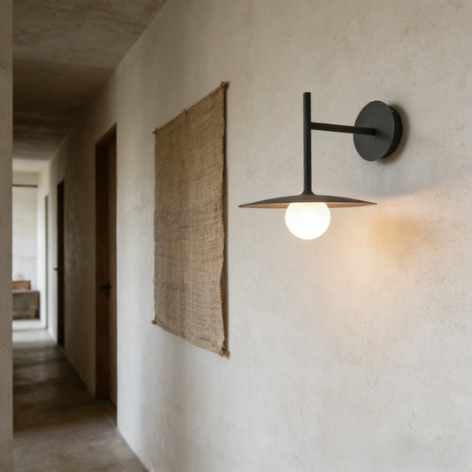 Nolan Minimalist Metal Wall Sconce