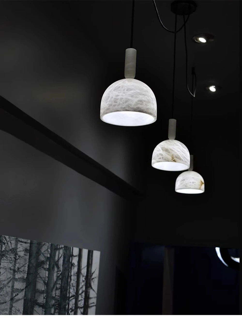 Atelier Alabaster Pendant Light Collection