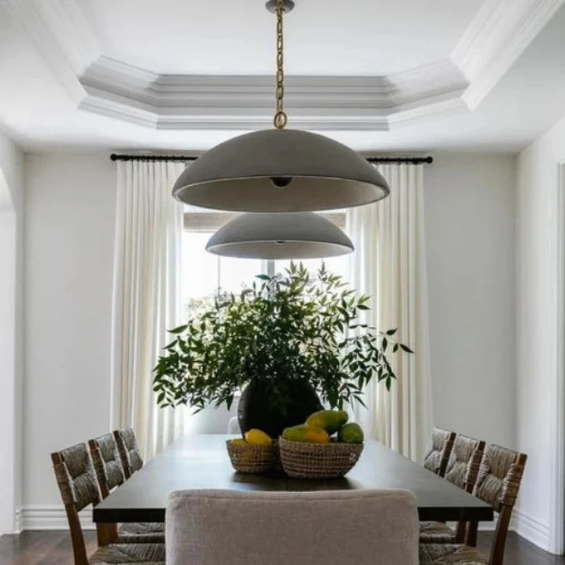 Porter Gray Dome Pendant Light
