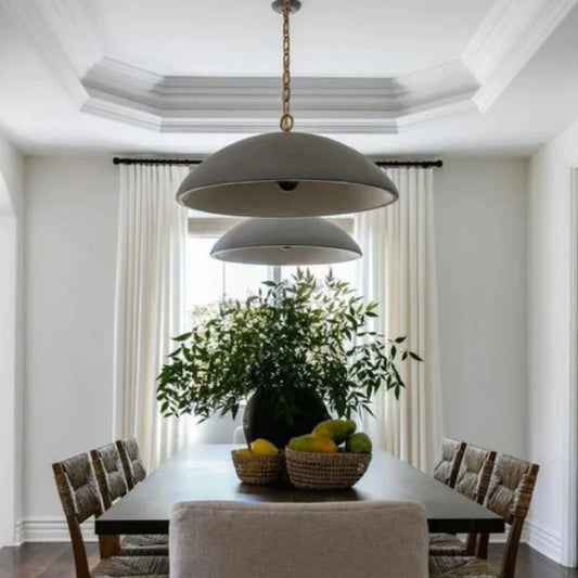 Porter Gray Dome Pendant Light