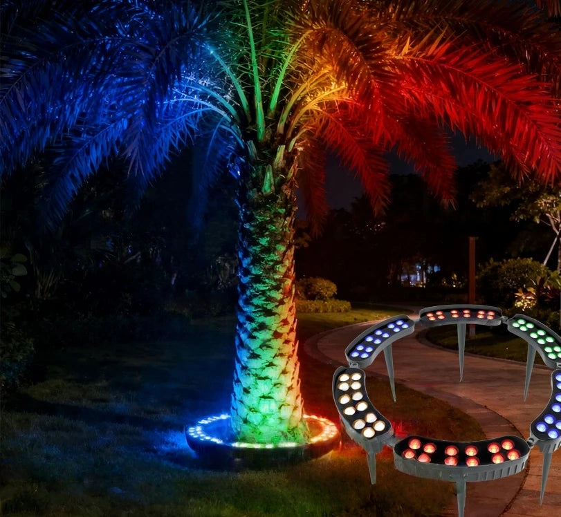 Solar LED Halo Tree Uplight