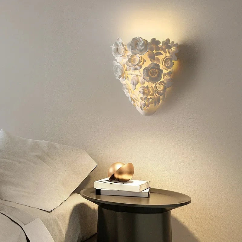 Jardin Floral Relief LED Wall Sconce