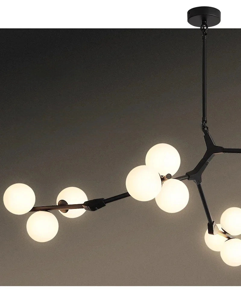 Astrid Tree Branch Adjustable Molecular Chandelier