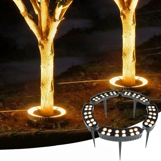 Solar LED Halo Tree Uplight
