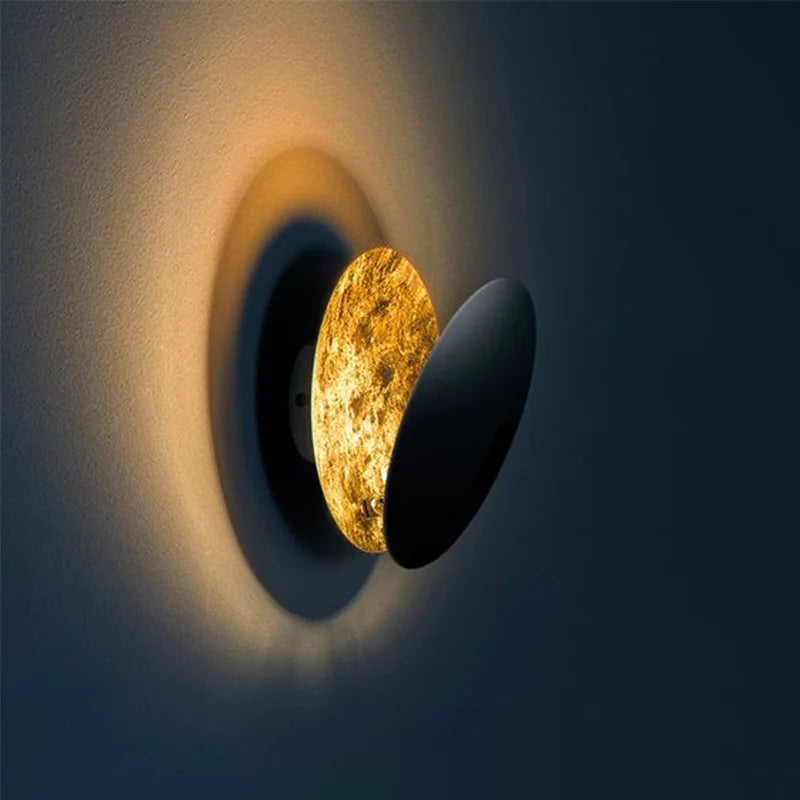 Moon Phase Metal Wall Lamp