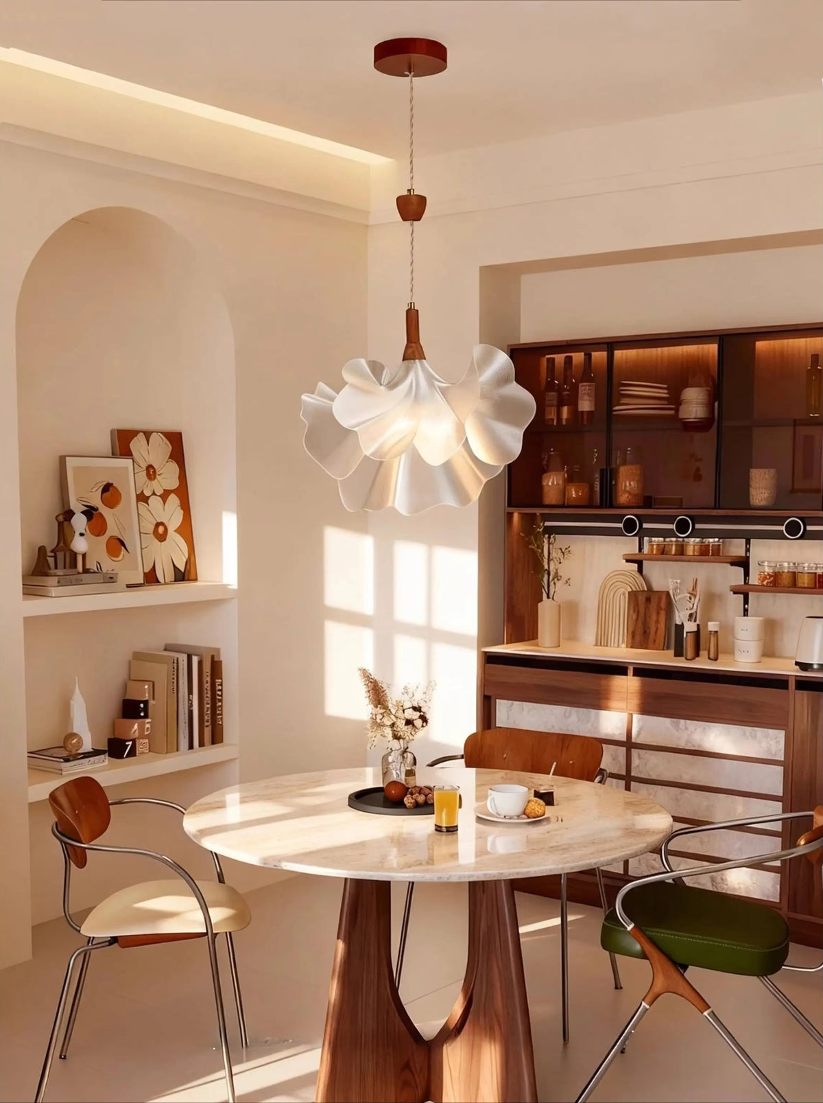 Evania Floral Pendant Light