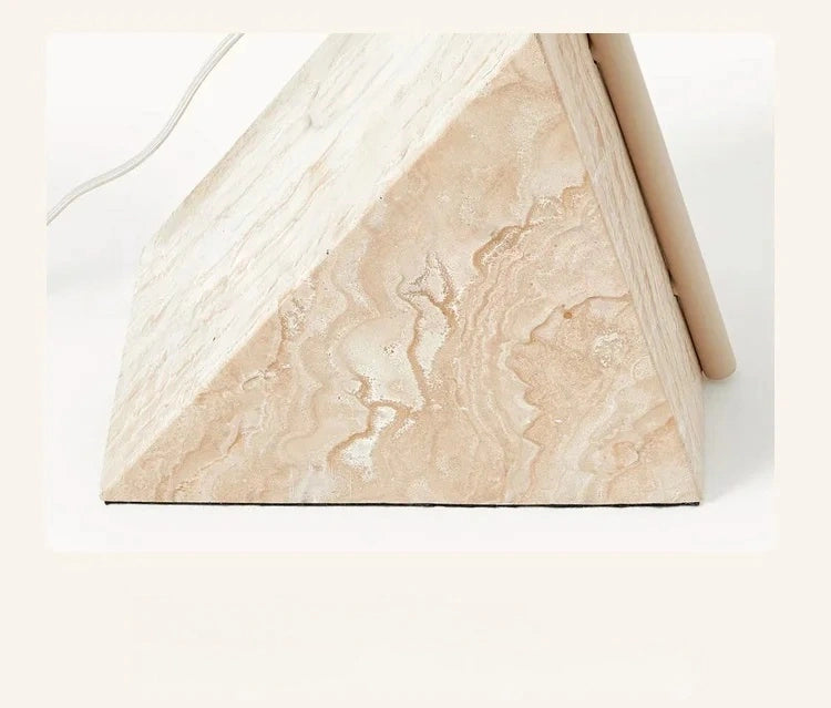 Arden Travertine Cantilever Floor Lamp