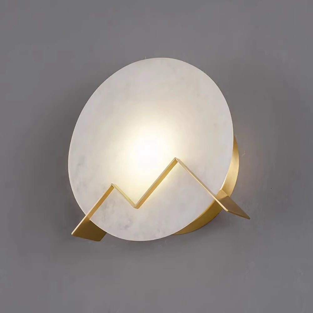 Daphne Laurel Alabaster Wall Sconce