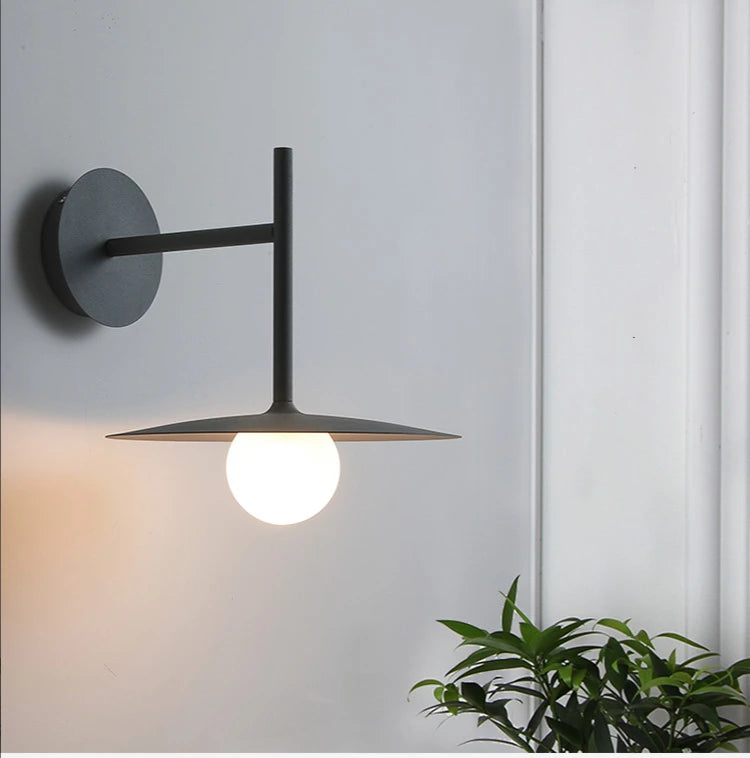 Nolan Minimalist Metal Wall Sconce