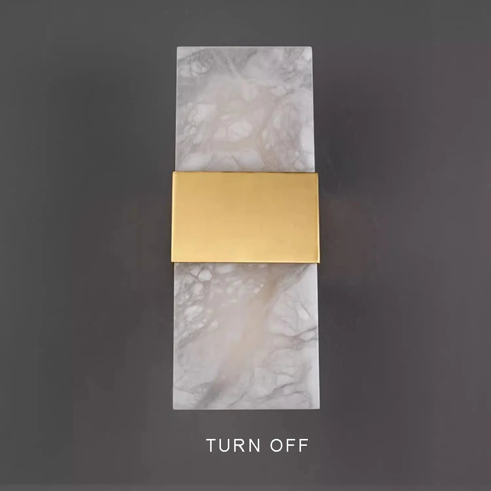 Daphne Laurel Alabaster Wall Sconce