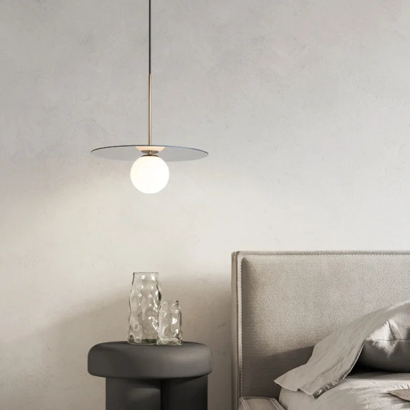 Orion Disc Globe Pendant Light
