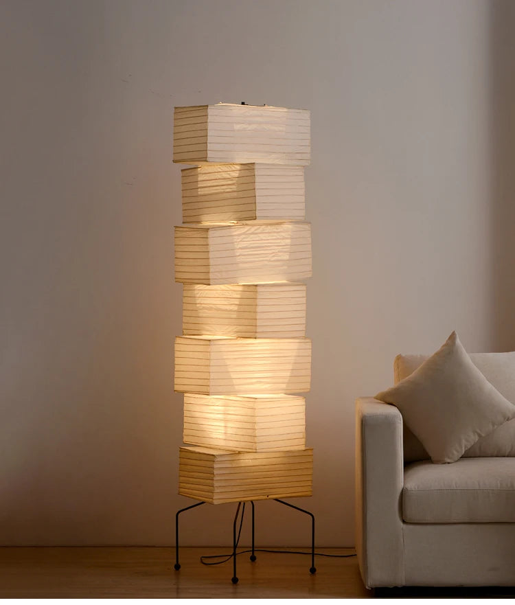 Nomi Rice Paper Floor Lamp Collection
