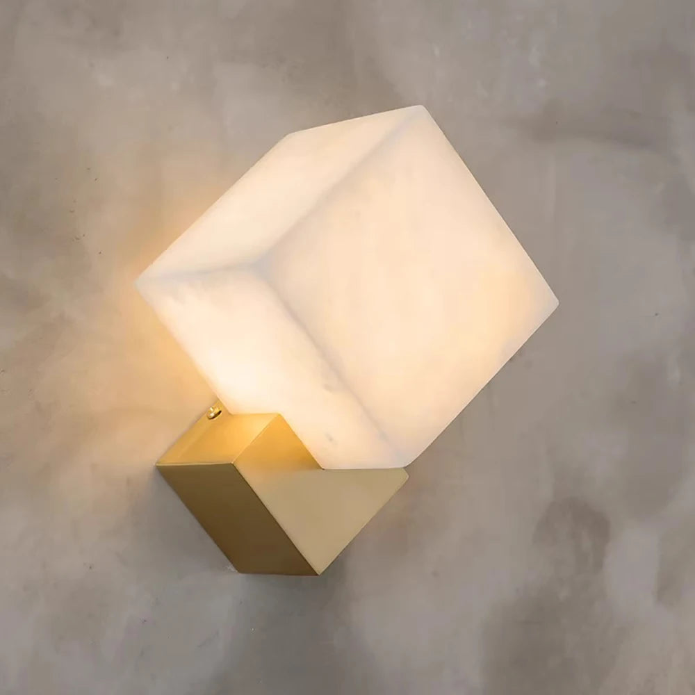 Daphne Laurel Alabaster Wall Sconce