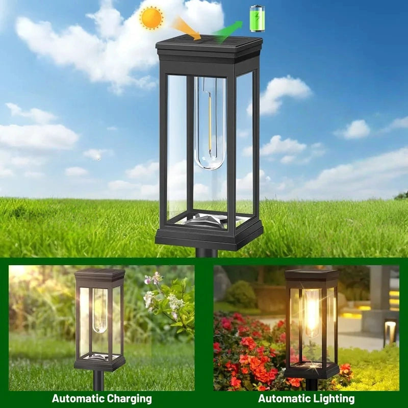 Timeless LED Filament Solar Path Lights