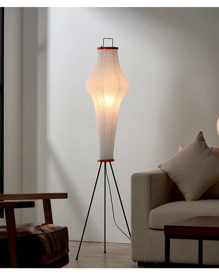 Nomi Rice Paper Floor Lamp Collection
