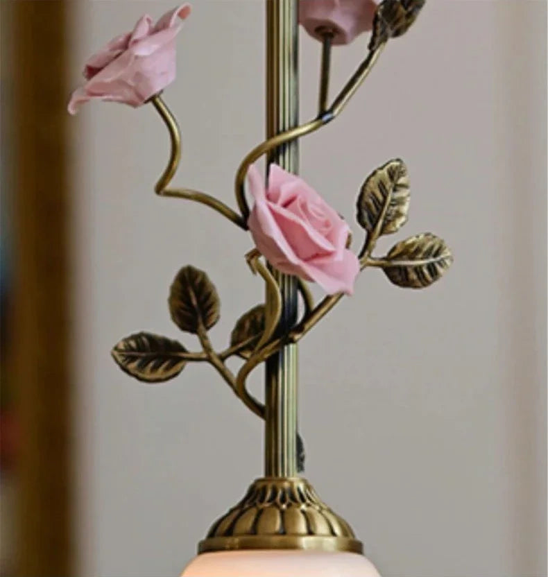 Botanical Floral Glass Pendant Light Collection