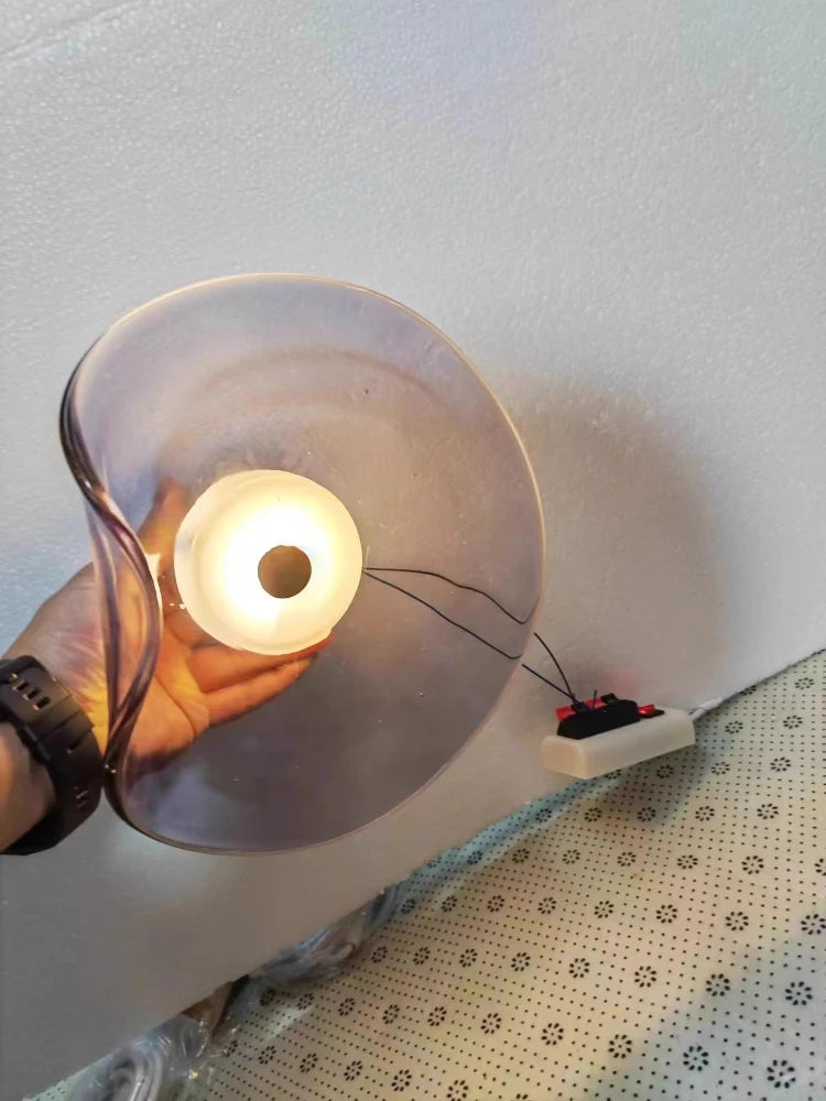 Liora Irregular Glass Wall Sconce