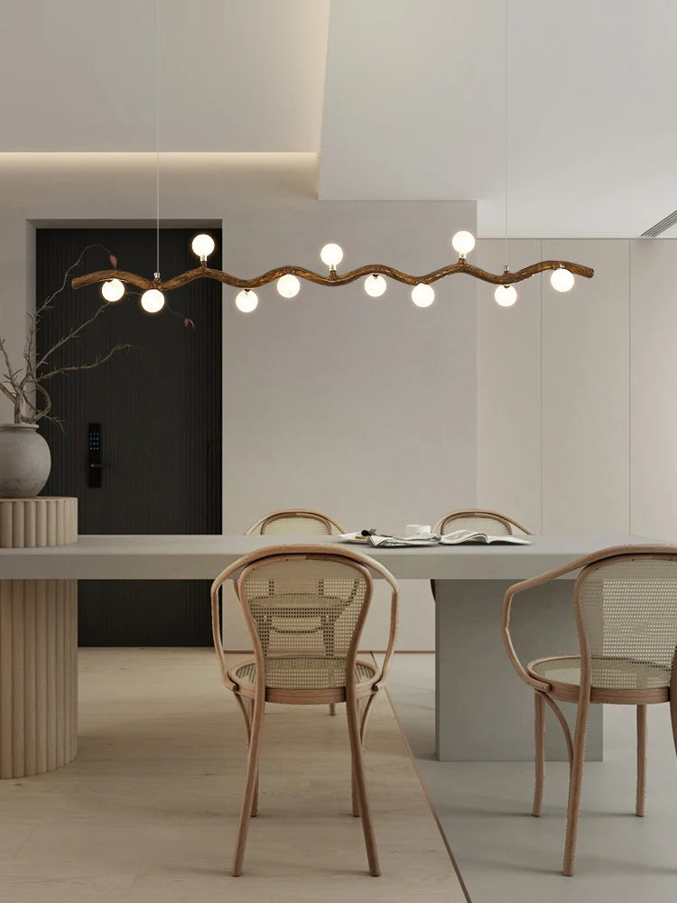 Sylvia Rustic Tree Branch Chandelier, Dimmable