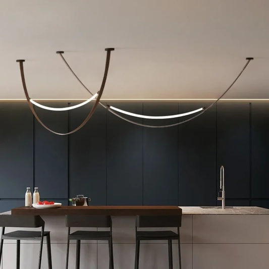 Vero Leather LED Chandelier