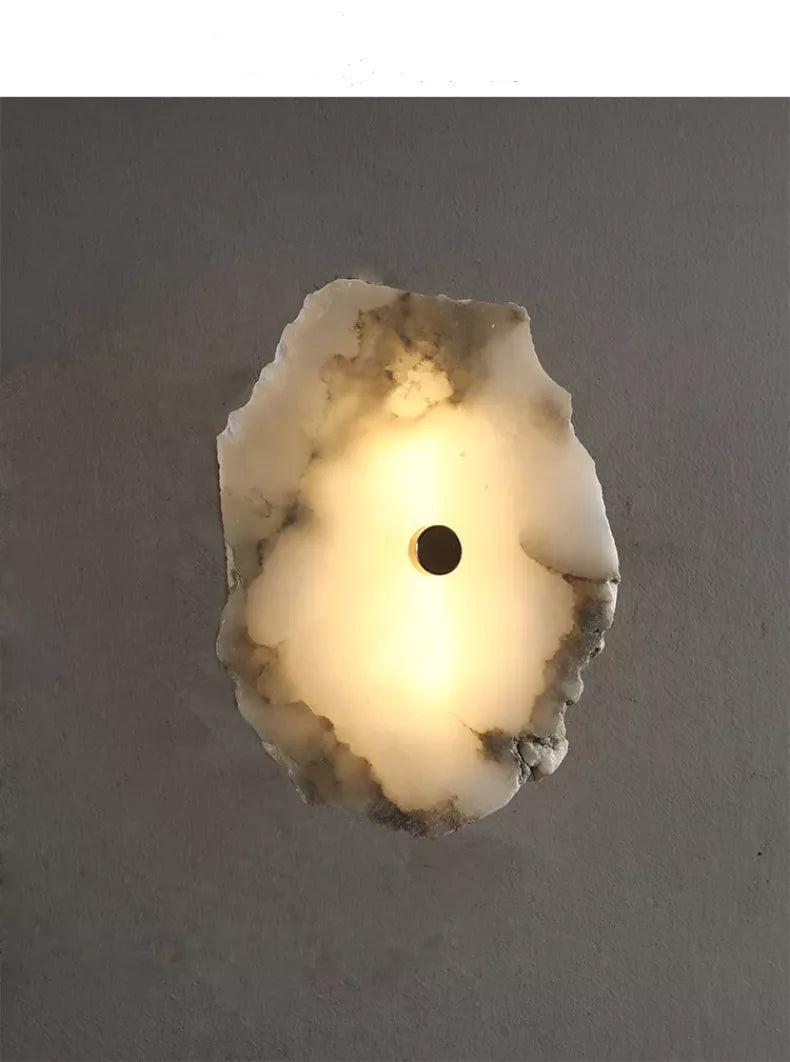 Led Marble Natural Marble LED Wall Light – GabyBerg Design