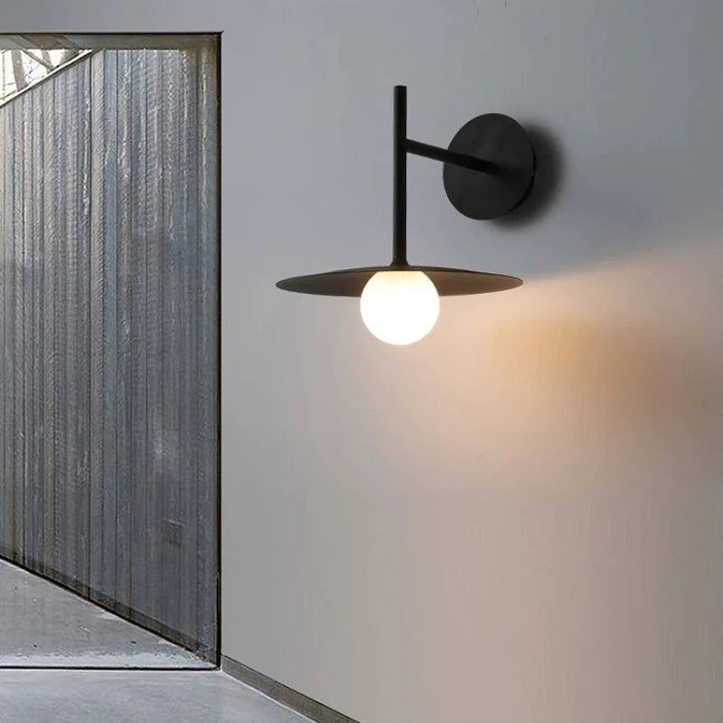 Nolan Minimalist Metal Wall Sconce