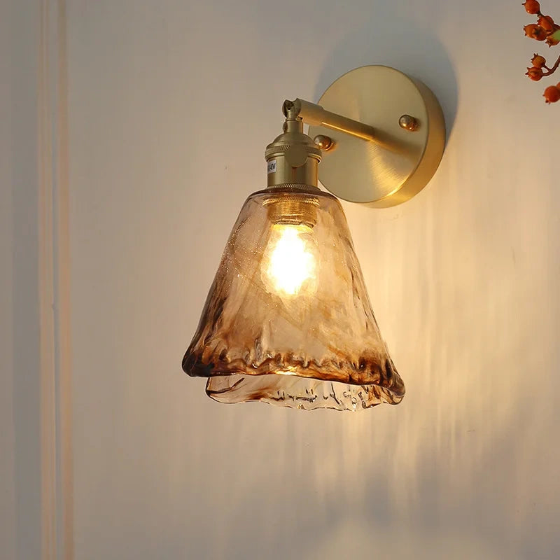 Classic Starfire Glass Wall Sconce