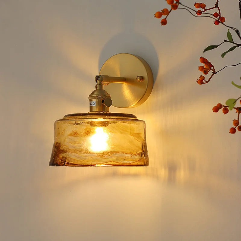 Classic Starfire Glass Wall Sconce