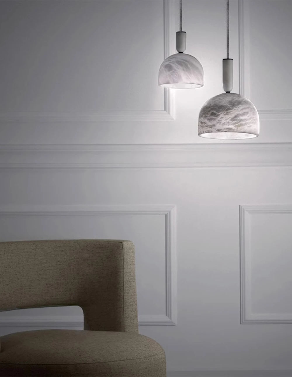 Atelier Alabaster Pendant Light Collection