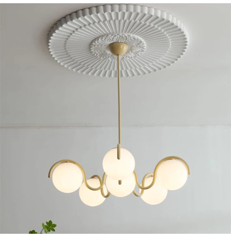 Colette 6-Globe Glass Pendant Light