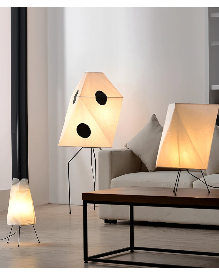 Nomi Rice Paper Floor Lamp Collection