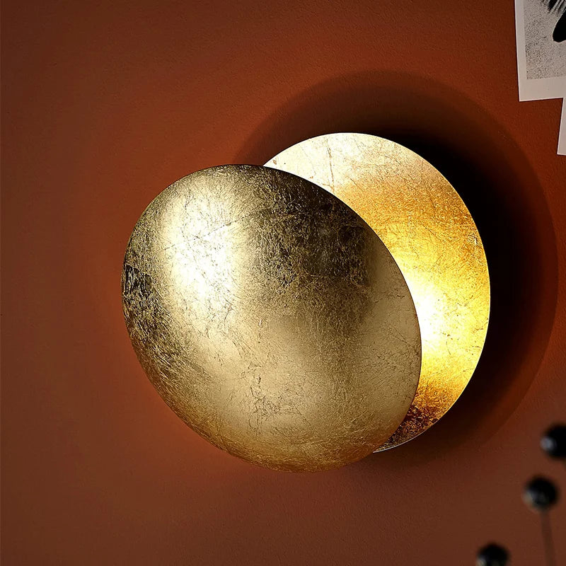 Moon Phase Metal Wall Lamp