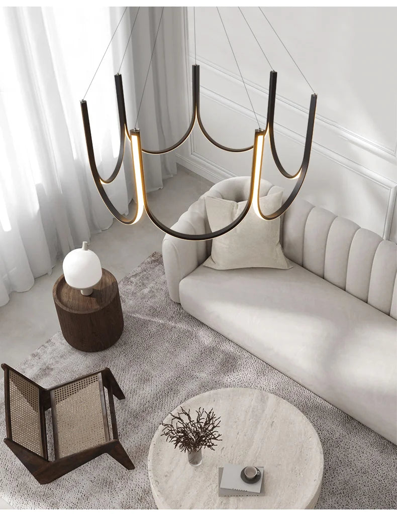 Modern U-Shape LED Pendant Light