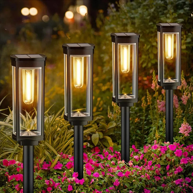 Timeless LED Filament Solar Path Lights