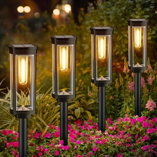 Timeless LED Filament Solar Path Lights
