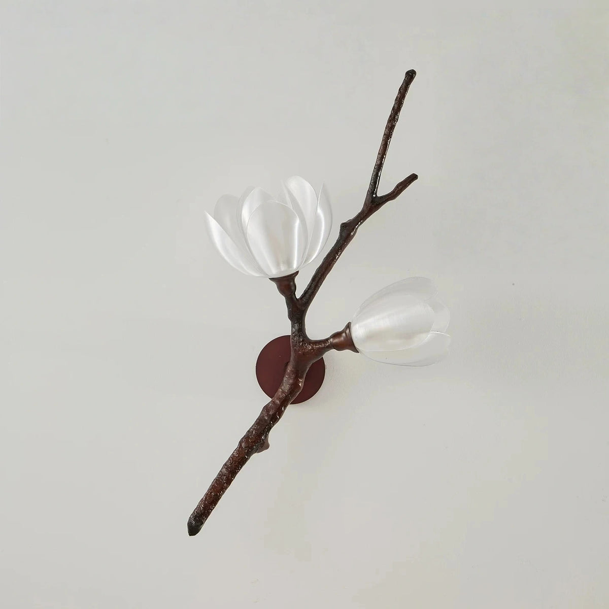 Roselle Tree Branch Floral Wall Sconce