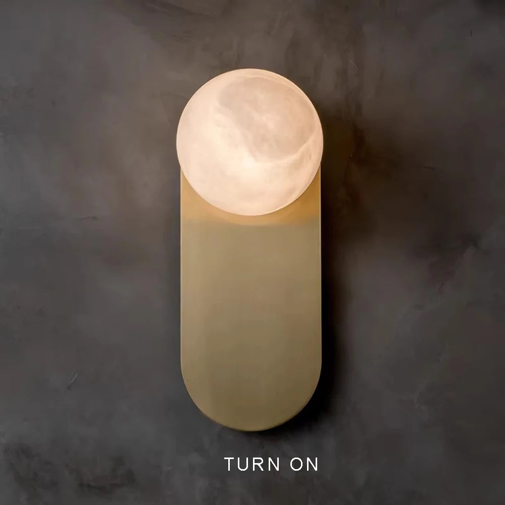 Daphne Laurel Alabaster Wall Sconce