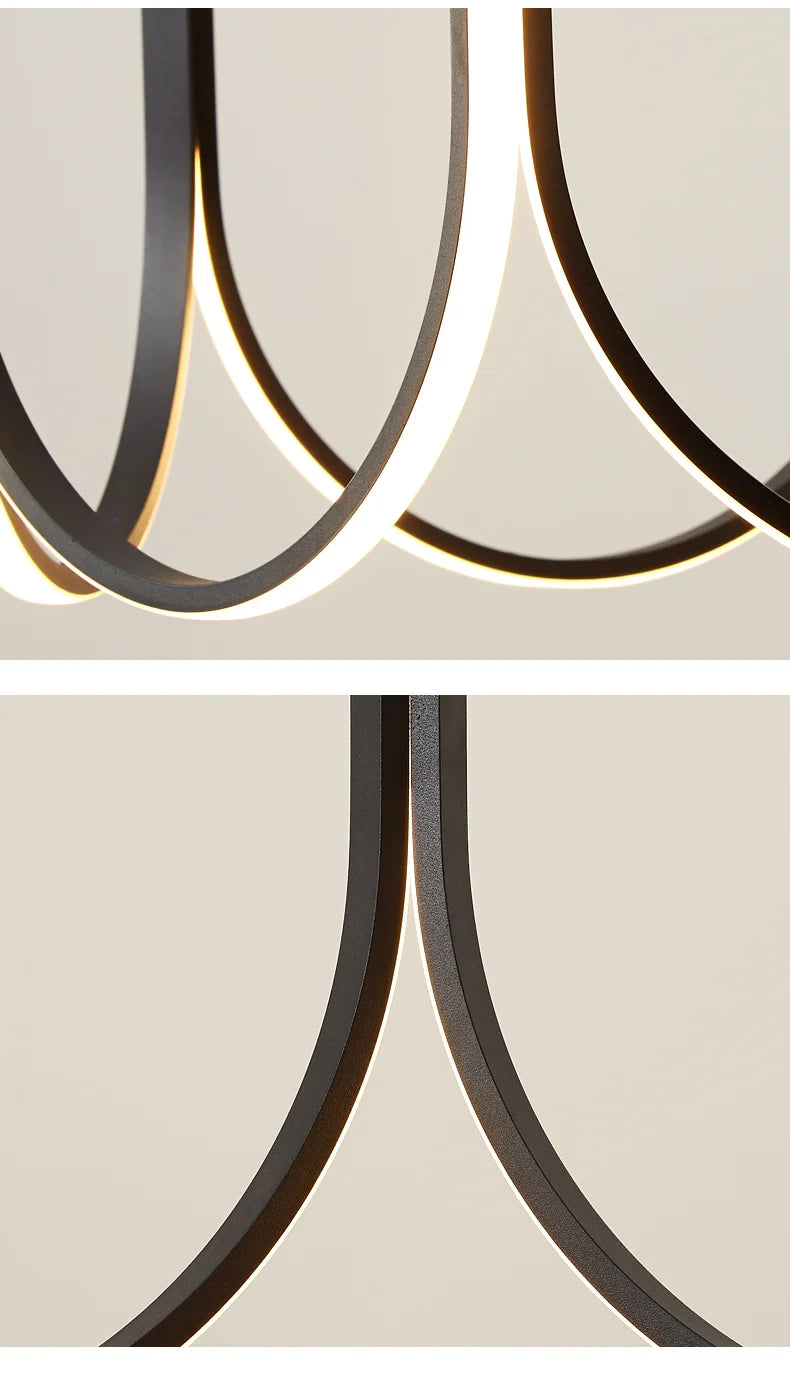 Modern U-Shape LED Pendant Light