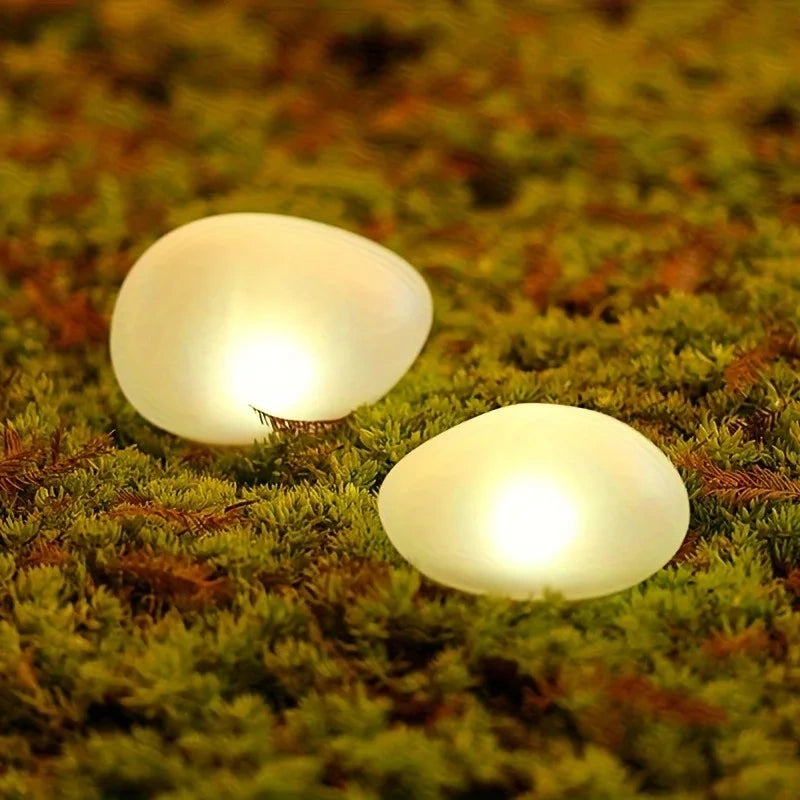 Solar Decorative Stone Garden Light