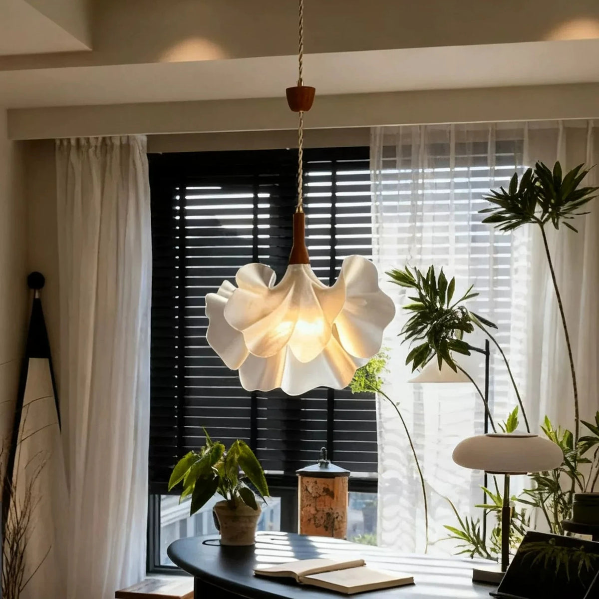 Evania Floral Pendant Light