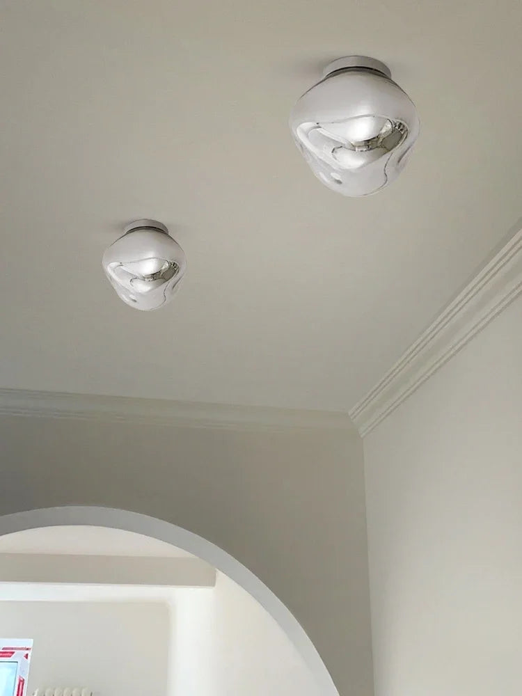 Tambora Lava Wall Sconce, Bulb Version