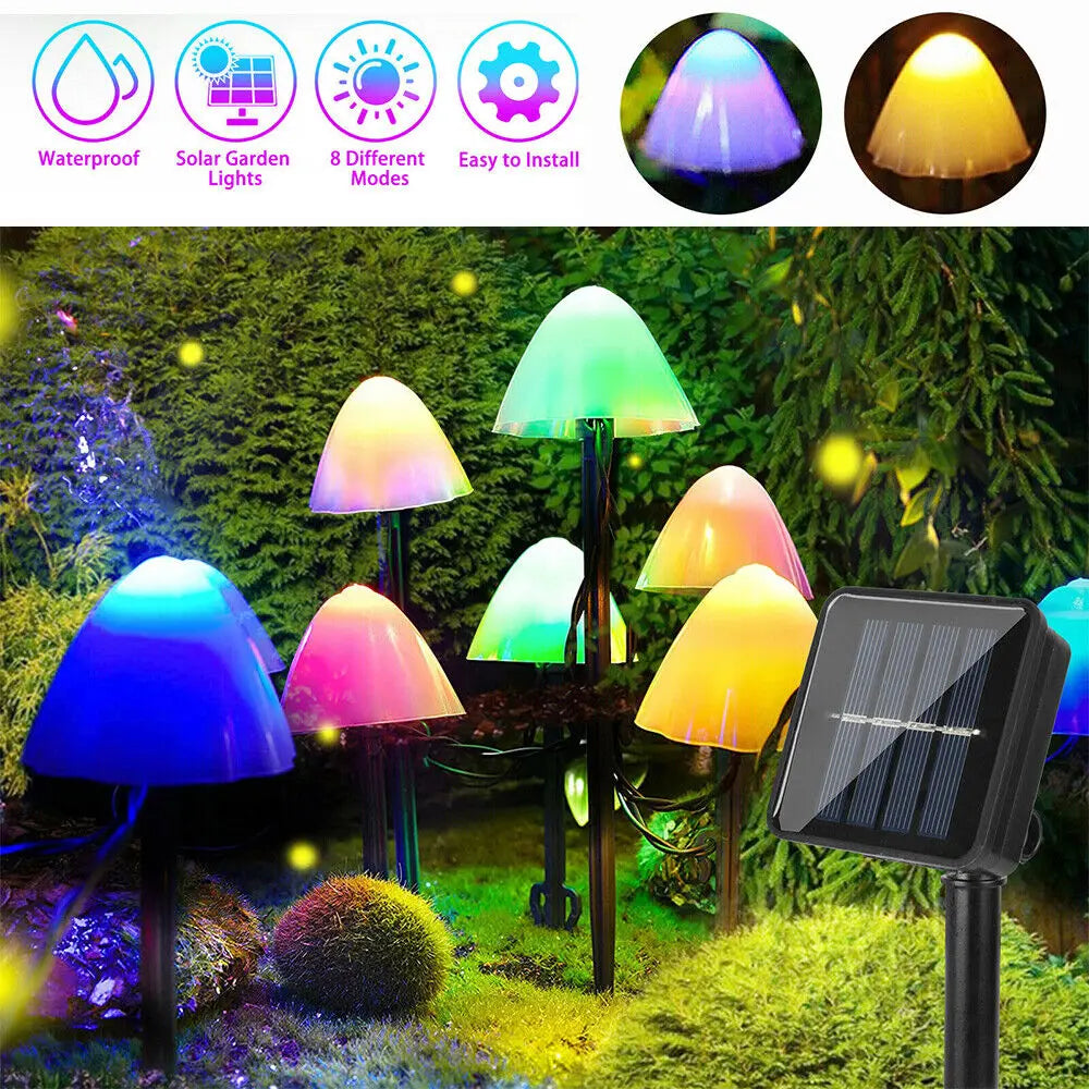 Mini Mushroom Solar Light