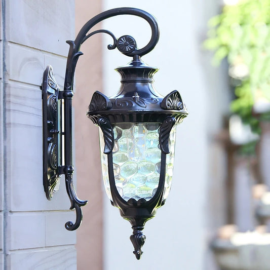 Valmont Classic European Outdoor Lantern Wall Light